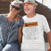 のレーベ警告ルユーモアおかしなシャツ Tシャツ