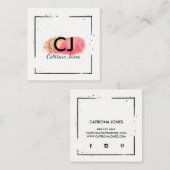 ★のロゴは正方形だけを設計しました スクエア名刺 (正面/裏面)