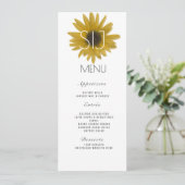 のロゴ結婚リアルひまわりディナーメニュー シーズンカード (スタンド正面)