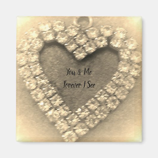 のロマン結婚チック磁石スタイルデザイン マグネット (正面)