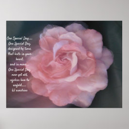 のロマン結婚ティックなポスタースタイルデザイン ポスター