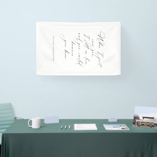 のロマン結婚ティックな引用文デコールサイネージ 横断幕 (トレードショー)