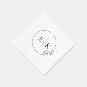 のロモダン結婚ゴ・ナプキンス スタンダードカクテルナプキン (角)