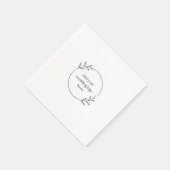 のロ結婚ゴカスタム・カクテルナプキンDIYテンプレート スタンダードカクテルナプキン (角)