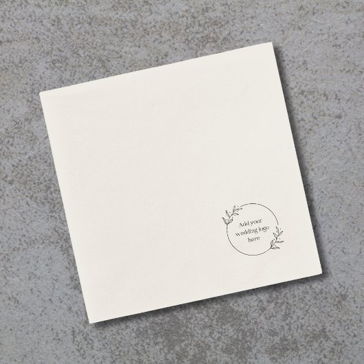 のロ結婚ゴカスタム・カクテルナプキンDIYテンプレート スタンダードカクテルナプキン