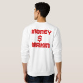 、$のワイヤーは住んでいます スウェットシャツ (裏面フル)