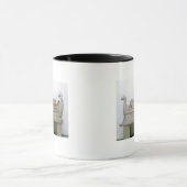 のワインを運ぶ船のモデル マグカップ (中央)