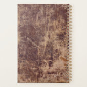 のヴィンテージの後書で書きおもしろい込む プランナー手帳 (裏面)