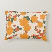 🌸のヴィンテージの花の綿のアクセントの枕16" x12 " アクセントクッション (裏面)