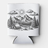 のヴィンテージ景観結婚スケッチ 缶クーラー (正面)