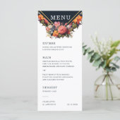 のヴィンテージ結婚フローラスタイルとレトロのメニュー メニュー (スタンド正面)