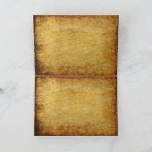 のヴィンテージ霜の降りたレッドトラクタークリスマス シーズンカード (内部)