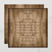 のヴィンテージ、農場、国の結婚式招待状田園 招待状 (正面/裏面)