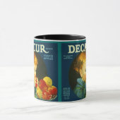 ~のヴィンテージDECATURのブランドのAPPLEの木枠のラベルを襲って下さい! マグカップ (中央)