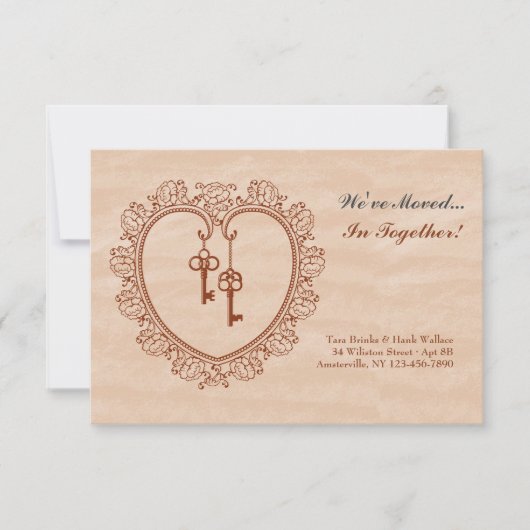 の一緒に移動発表 案内状 (正面)