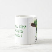 の上およびホッピング コーヒーマグカップ (中央)