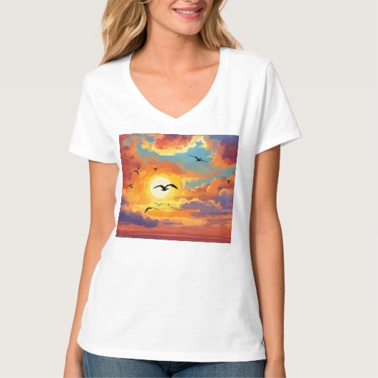 ～の上でささやく Tシャツ (正面)