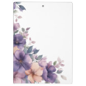 の上にピンク色の花を結婚付ける クリップボード (裏面)