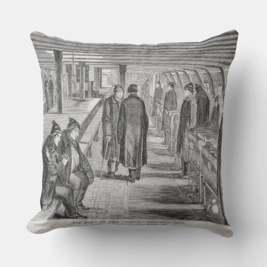 の上のデッキはに付す病院船を「結合します」 クッション (正面)