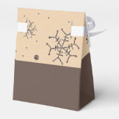 ～の上の茶色の装飾雪 フェイバーボックス (裏面サイド)