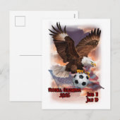 の上の2026年サッカーフェスティバル シーズンポストカード (正面/裏面)