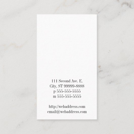 の上下 名刺 (裏面)