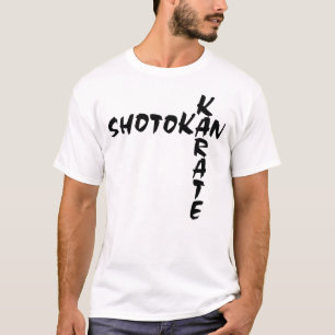 の上及びShotokanの空手 Tシャツ