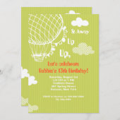 の上、の上で及び遠くにな招待状 招待状 (正面/裏面)