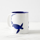 の上、の上で及び遠くに!! ツートーンマグカップ (正面左)