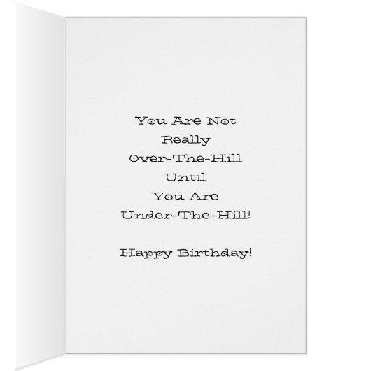 の下のUまでの丘上の誕生日のユーモアない (内側 (右))