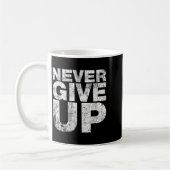 の与えアップはオプションのクール引用文 コーヒーマグカップ (左)