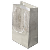 の与えクリスマス雪だるま スモールペーパーバッグ (裏面アングル)