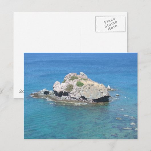～の中で揺地中海のれ ポストカード (正面/裏面)