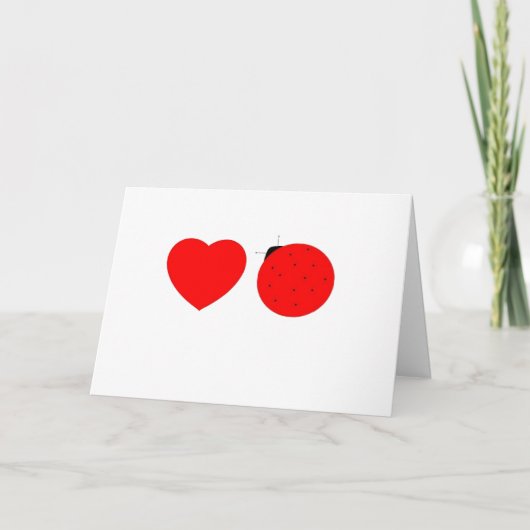 の中: ハッピーバレンタインデー、lovebug! シーズンカード (正面)