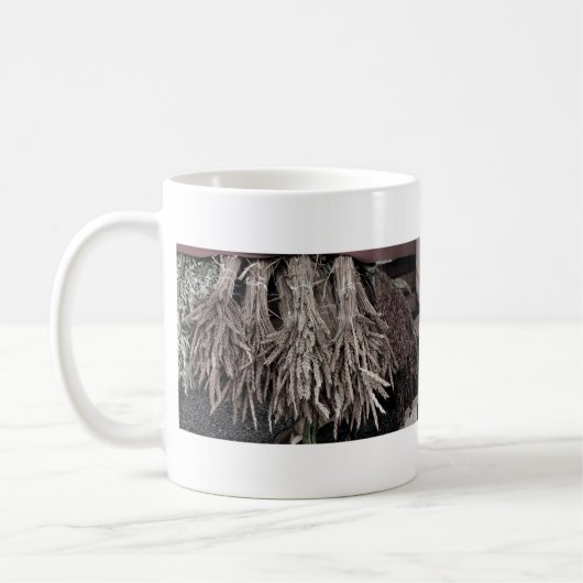 の乾燥植飾物 コーヒーマグカップ (左)