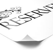 の予約結婚テーブルカード フォトプリント (角)