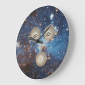 の人々だれですか。 スペースからのエイリアン ラージ壁時計 (傾斜)