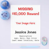 の人の恋しく思写真カスタム報酬レッドブラックフライヤー チラシ (シングル)