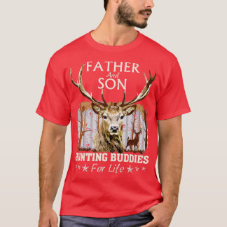 の人生の贈り物のための父と息子の狩りの仲間 Tシャツ