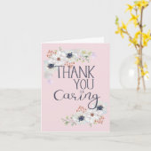 の介護者の感謝気にに感謝する カード (黄色い花)