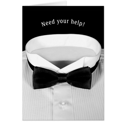 の付き添い人リクエストに結婚対するtuxedoシャツ (正面)