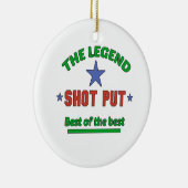 の伝説砲丸投げ セラミックオーナメント (右)