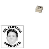 の作カスタム成おもしろい顔先生承認Wooden ラバースタンプ (押印)