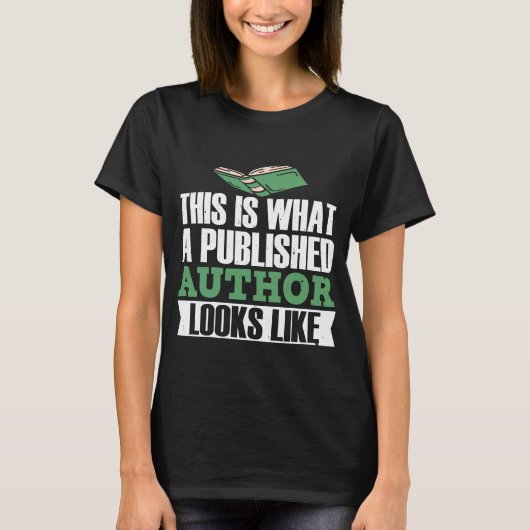 の作家書これは出版された作家である Tシャツ (正面)
