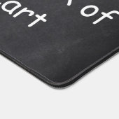 の作業教えハートシャルボードクラスの装飾 デスクマット (コーナー)