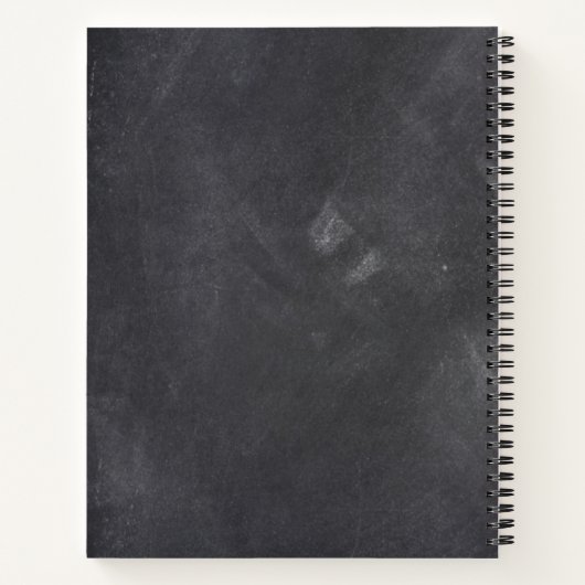 の作業教えハートシャルボードデザインギフトアイディア ノートブック (裏面)