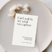 の使い捨てカメラテーブルのテンプレート結婚署名 ポスター