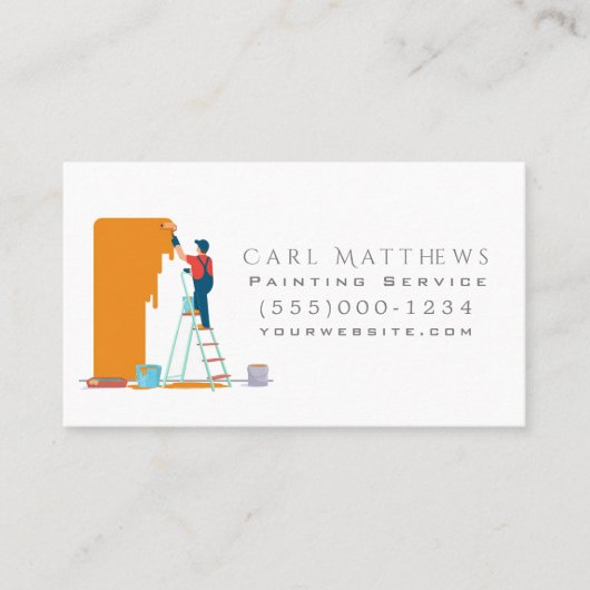 の保守絵画サービスの名刺 名刺 (正面)