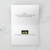 の保時計クリスマスカード シーズンカード (内部)