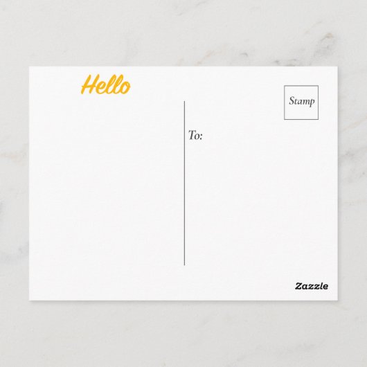 の保Connected Across The Milesのはがき ポストカード (裏面)